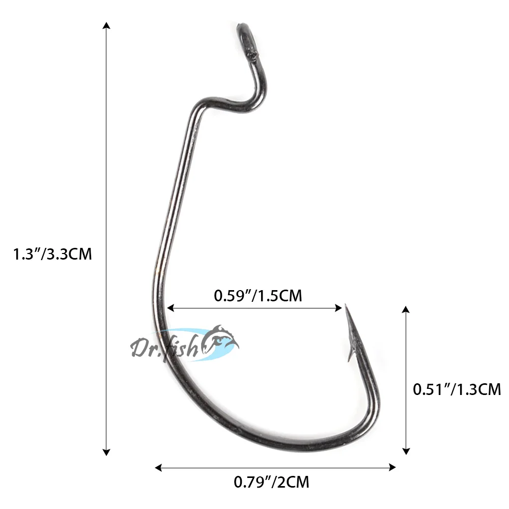 Dr.fish снасти для ловли окуня Box с Φ EWG крючками рыболовные блесны Swimbaits