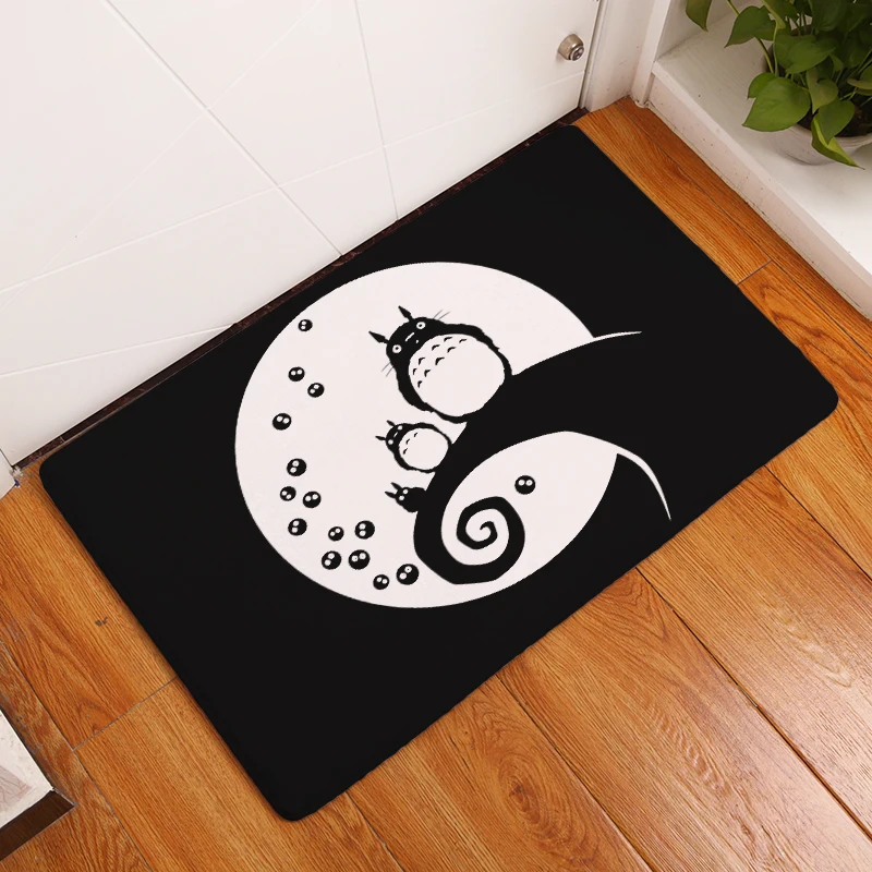 2017 New Totoro Print Carpets Non-slip Kitchen Rugs for Home Living Room Floor Mats 40x60cm |