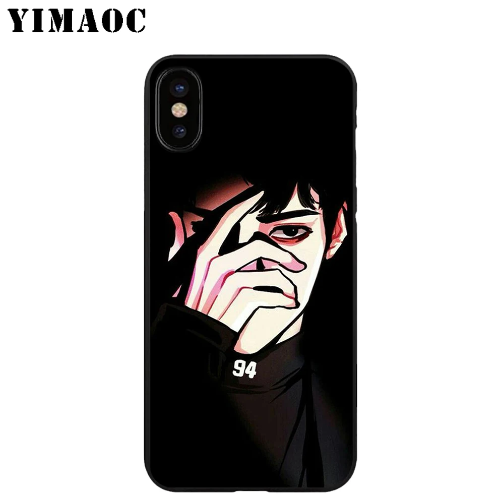 YIMAOC EXO baekhyun полосы Мягкий ТПУ Черный силиконовый чехол для iPhone X или 10 8 7 6S Plus 5 5S SE Xr
