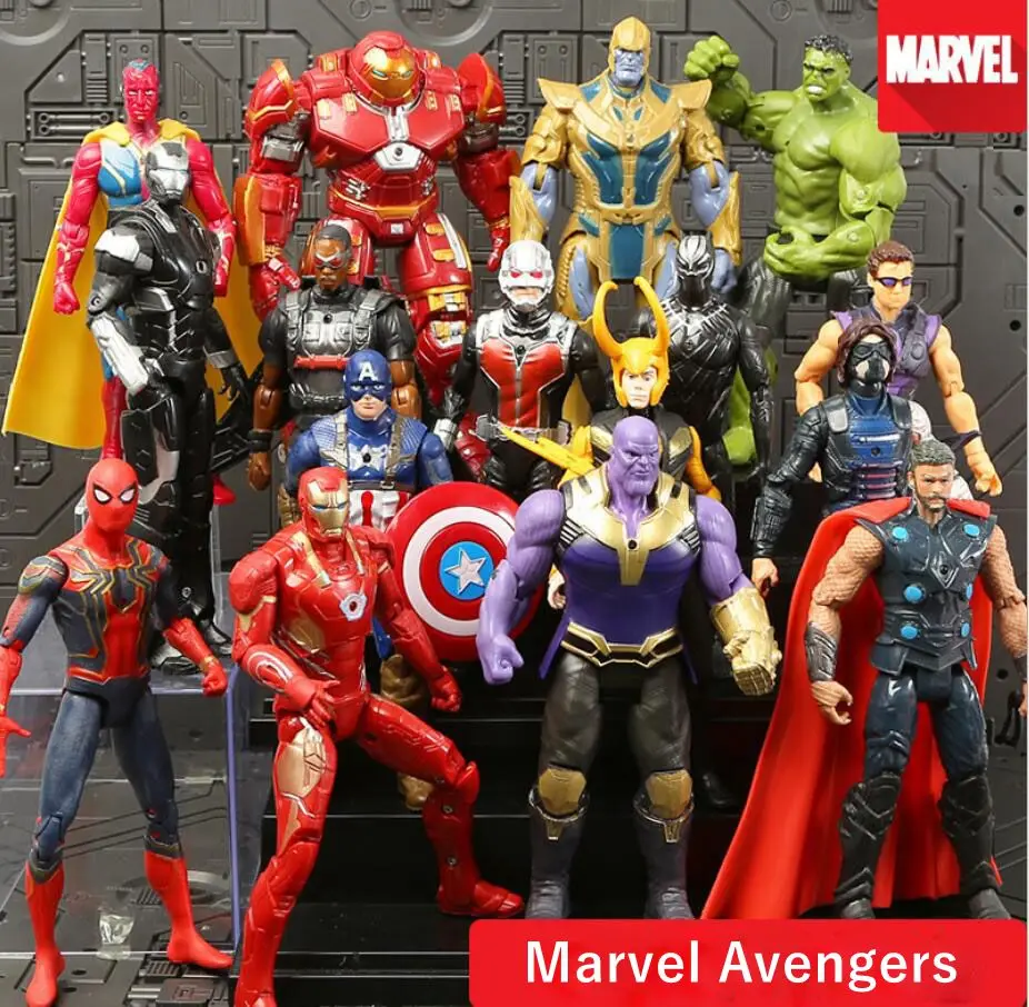 Конец игры фигурки капитан Endgame Фигурка Железный человек танос антман игрушка