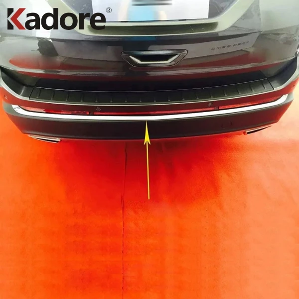 Для Ford Edge хромированная отделка Нижняя Задняя Крышка багажника Крышка Багажника полоса задняя дверь загрузки внешние аксессуары