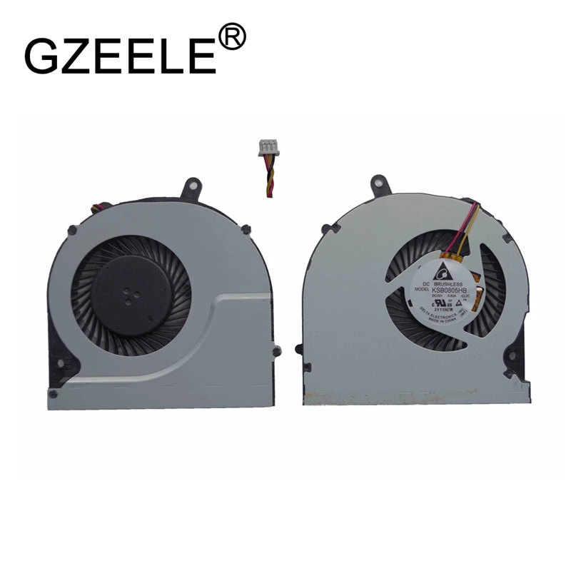 GZEELE cpu охлаждающий вентилятор для Toshiba Satellite P50-B P50T s55-A5294 KSB0805HB CL1X P50-AST2NX2 P50-AST3NX2 ST3NX3 S50 S55 S55t