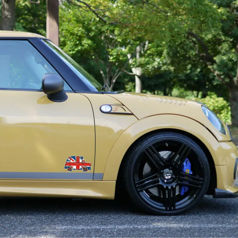 Стикер для автомобиля YOURART винтажные наклейки с флагом Великобритании Mini Cooper F56 S