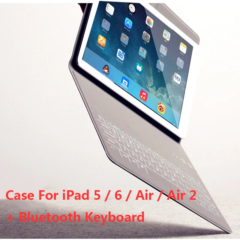 Чехол книжка 9 7 дюйма для iPad 5 / 6 Air 2 чехол из искусственной кожи с беспроводной