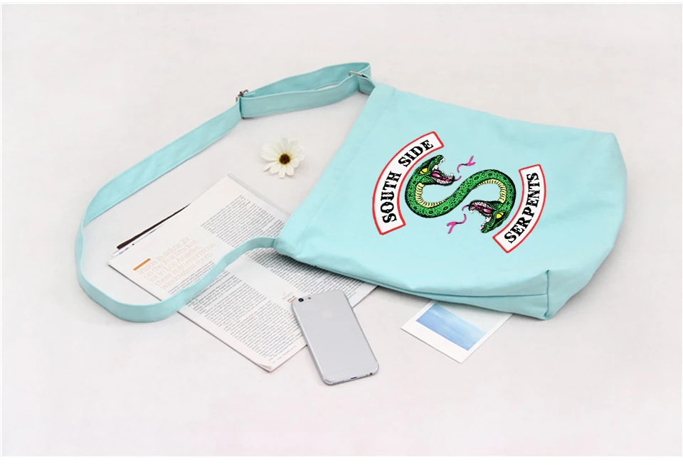 Riverdale Bags for women Fashion Shoulder bags Big bag Canvas Hip Hop South Side New Arrival High capacity bag