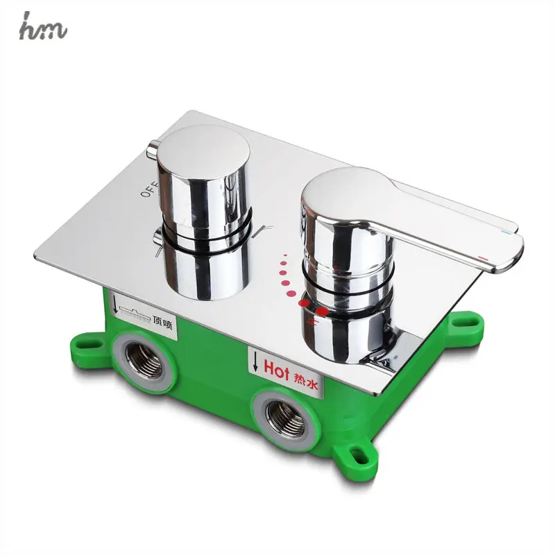 Смеситель для душа hm смесительный клапан 3 способа скрытая коробка с легким