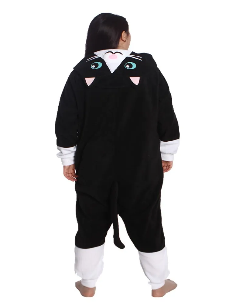 Новый Фантастический комбинезон унисекс зимняя флисовая пижама с длинными