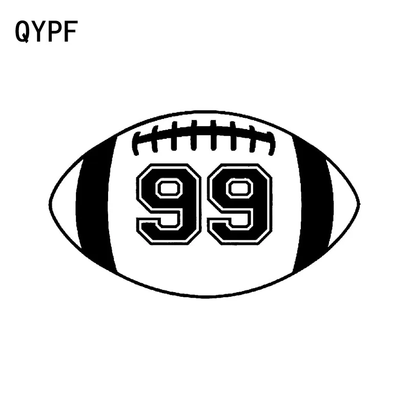 

QYPF 15.5CM*9.4CM Personalized Number 99 Black/Silver Vinyl Car-styling Car Sticker Decals C15-0573