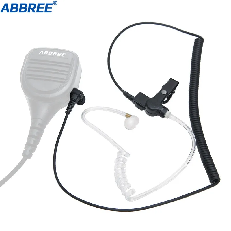 

Аудиоразъем ABBREE 3,5 мм, только для прослушивания/приемника, наушники с воздушной трубкой наблюдения, гарнитура для раций, динамиков, микрофон...