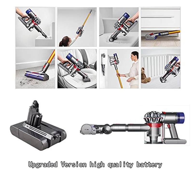 Cncncool 21 6 V 3000 мА/ч литий-ионный аккумулятор Батарея для Dyson V6 DC58 DC59 DC61 DC62 DC74 SV09 SV07 SV03