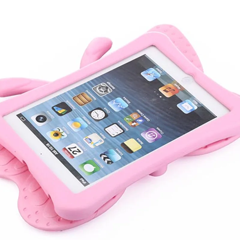 Kids Case For iPad Mini 2 3 4 5 Tablet Cover ipad mini 234 7.9&quotNon-toxic Cartoon Butterfly EVA Shockproof Stand Shell | Компьютеры и