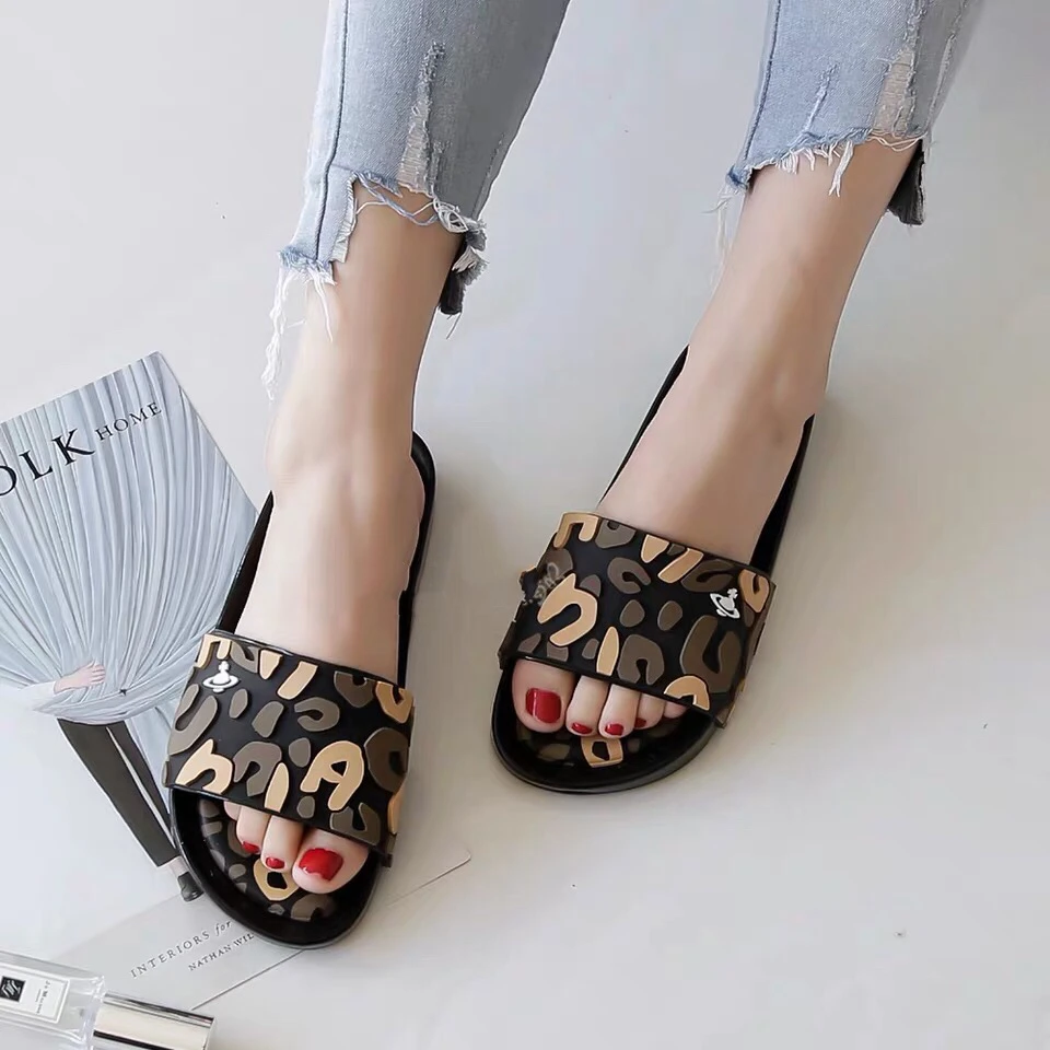 Melissa/женские пляжные шлепанцы коллекция 2019 года Летняя обувь на плоской подошве