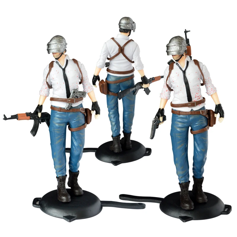 1 шт. 18 см игра Playerunknowns Battlegrounds PUBG персонаж Мужская и женская фигурка коллекция игрушек для подарка