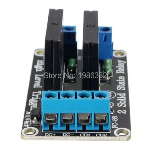 WS16 5 в 2 канала SSR G3MB 202P твердотельные реле напряжения высокого уровня модуль