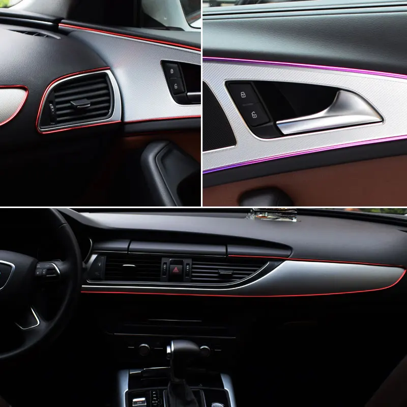 Автомобильный стайлинг 3 м украшение для авто наклейка нитка чехол Dacia Renault Saab Skoda