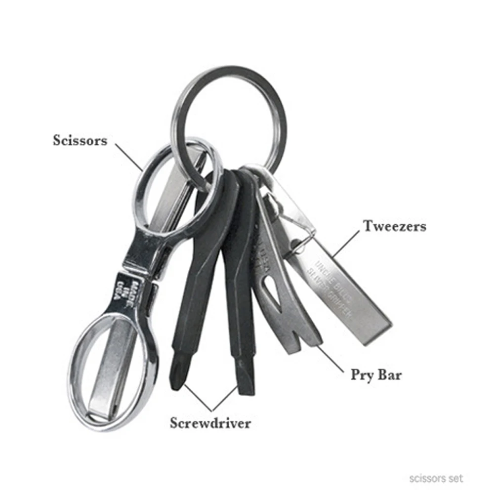 Wholesale 20pieces/lot Portable Stainless Steel Mini EDC Multifunction Screwdriver Keychain Pocket Repair Tool Travel Kit | Спорт и