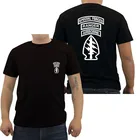 Футболка мужская с принтом, модная рубашка с коротким рукавом, с принтом спецназ армии США, командировочный рейнджер, передняя и задняя часть