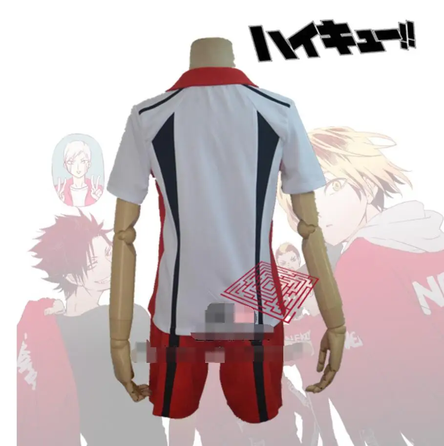Аниме haikyuu Косплей kozumekenma Хэллоуин мультфильм унисекс Спортивная униформа