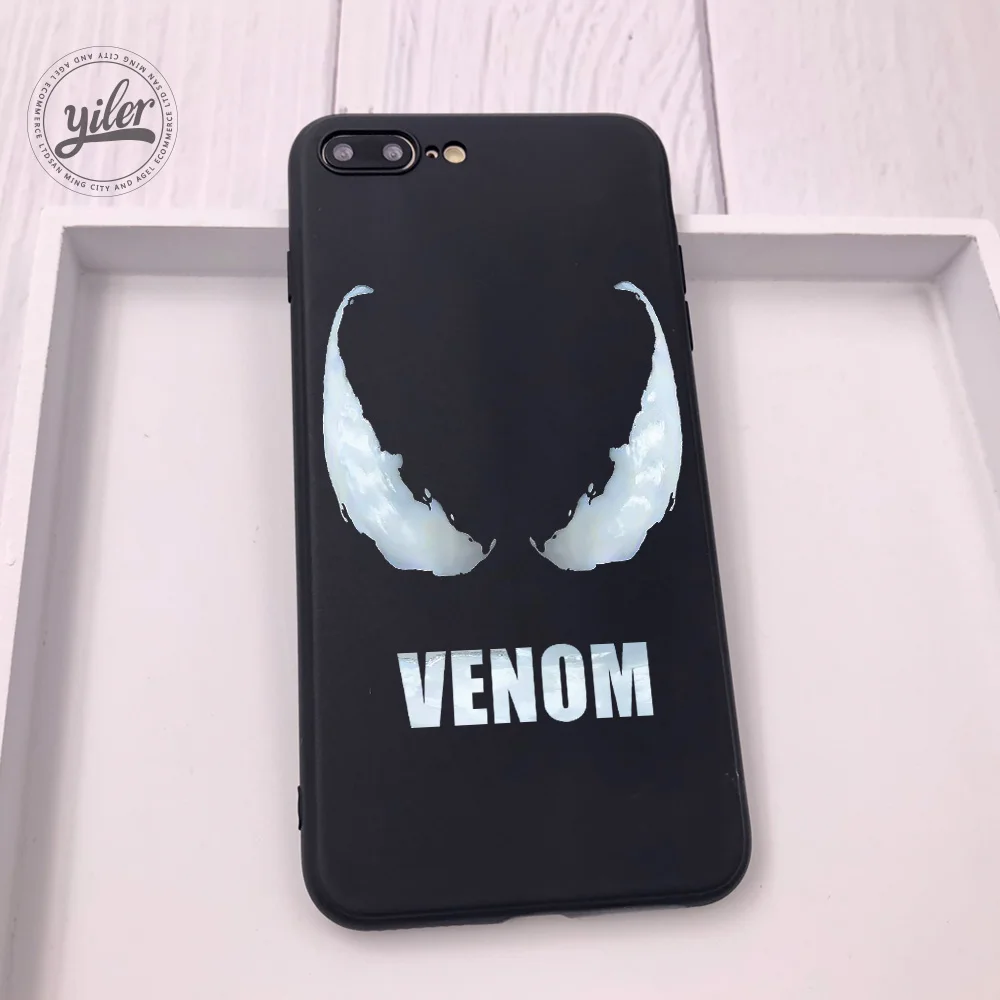 01 Venom для Fundas iPhone 11 Pro XS Max чехол для iPhone 8 Plus XR Coque чехол для iPhone 5S 6 7 Plus SE X 11 чехол для телефона - Цвет: 01