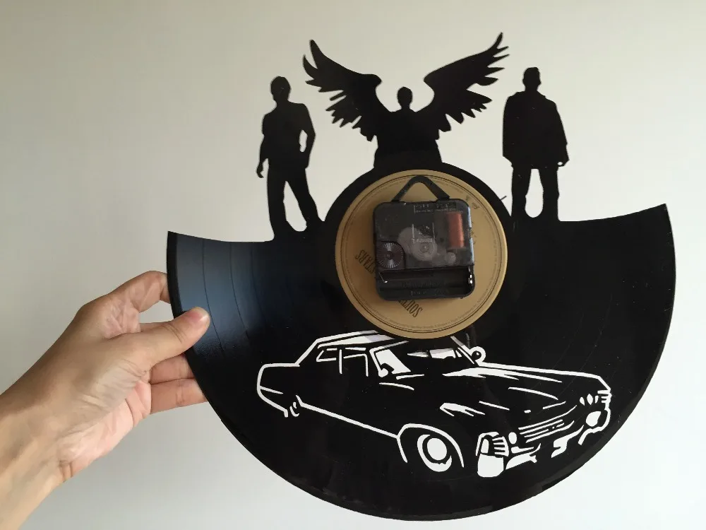 Сверхъестественный дизайн виниловые часы для записей домашний декор