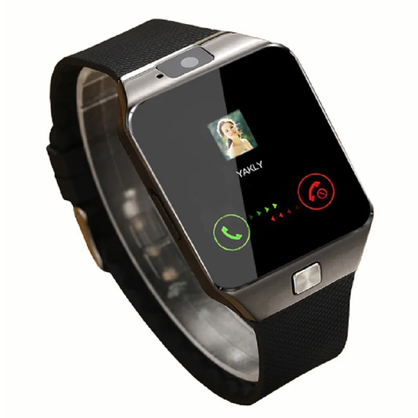 New Smart Watch Clock With Sim Card Slot Push Message Bluetooth Connectivity Android Phone Better Than DZ09 Smartwatch Men | Электроника
