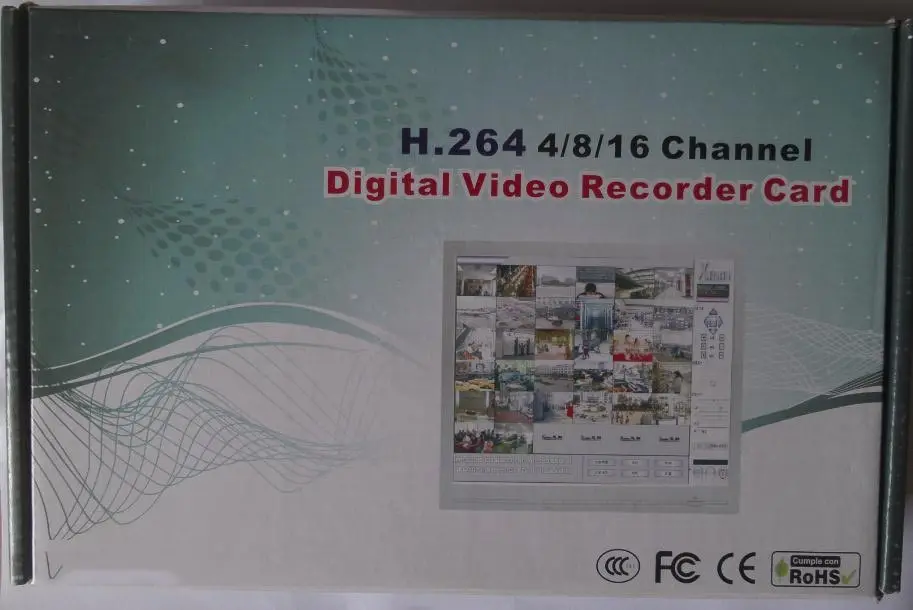 Hfsecurity 8-канальный DVR карты видео в режиме реального времени карты захвата D1 Запись DVR PCI видеонаблюдения Системы безопасности Товары теле- и видеонаблюдения DVR карты