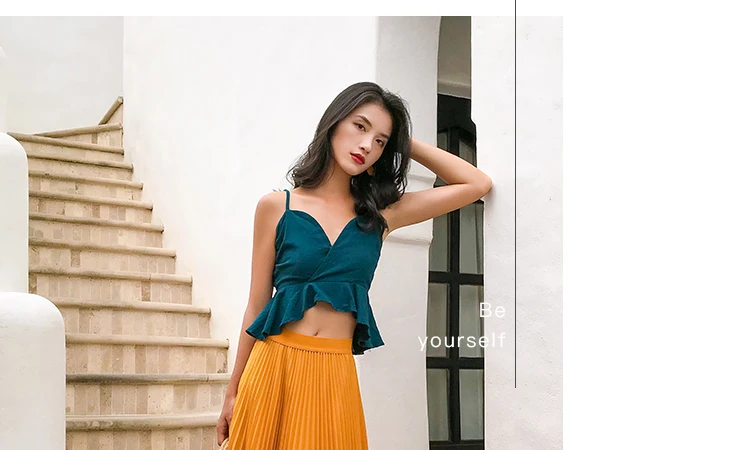 Summer Long Skirts Womens High Waist Vintage Boho Pleated Skirts Solid Color Chiffon Beach Maxi Skirt For Women Saia Faldas