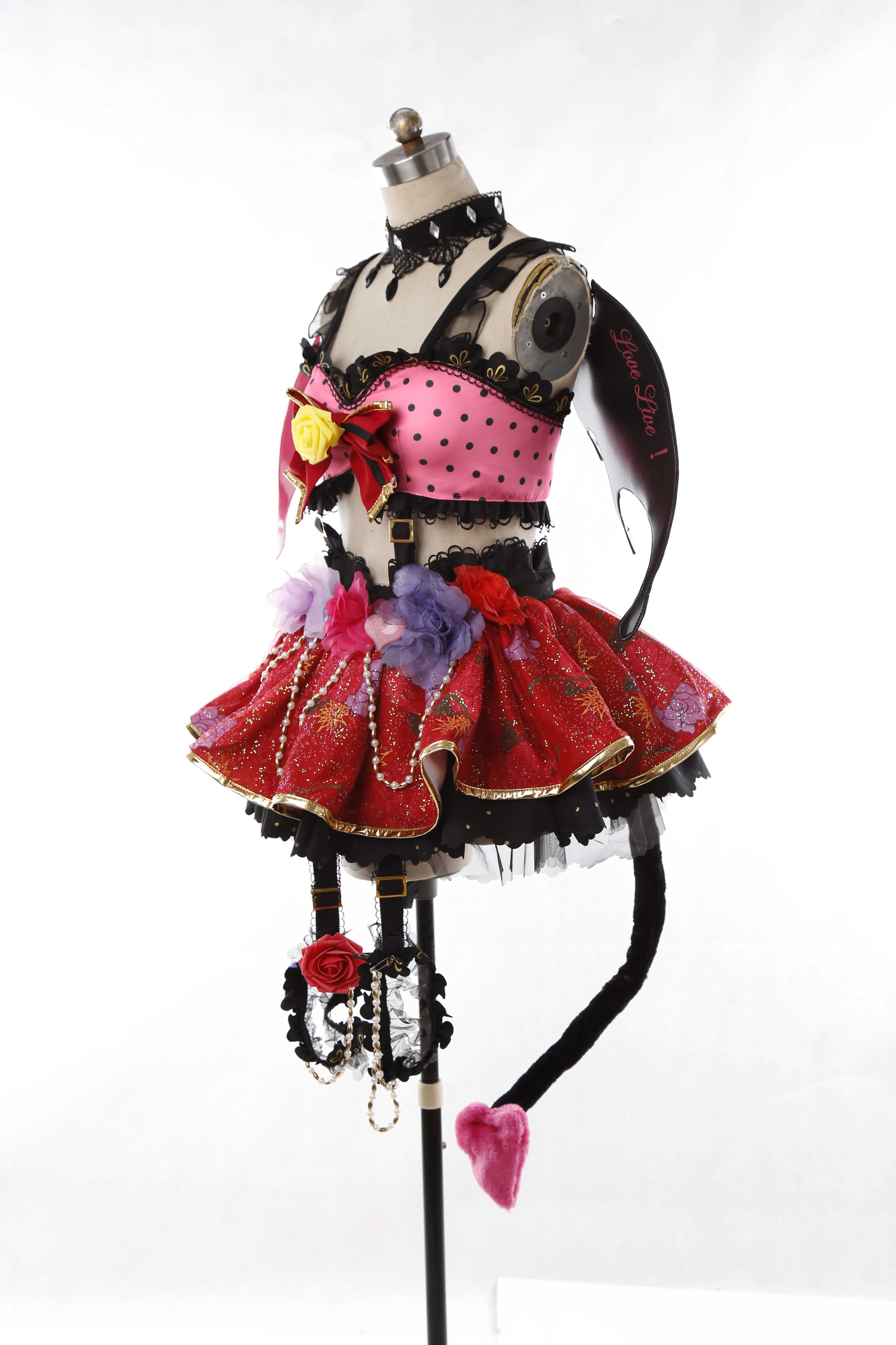 

2019 New Hot Love Live Eli Ayase Little Devil cos Dress Cosplay Costume Halloween costume demon