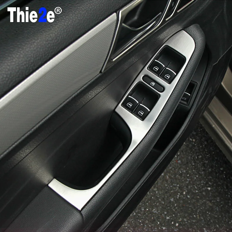 Чехол для Volkswagen vw Jetta MK6 2012 2015 отделка подлокотника из нержавеющей стали