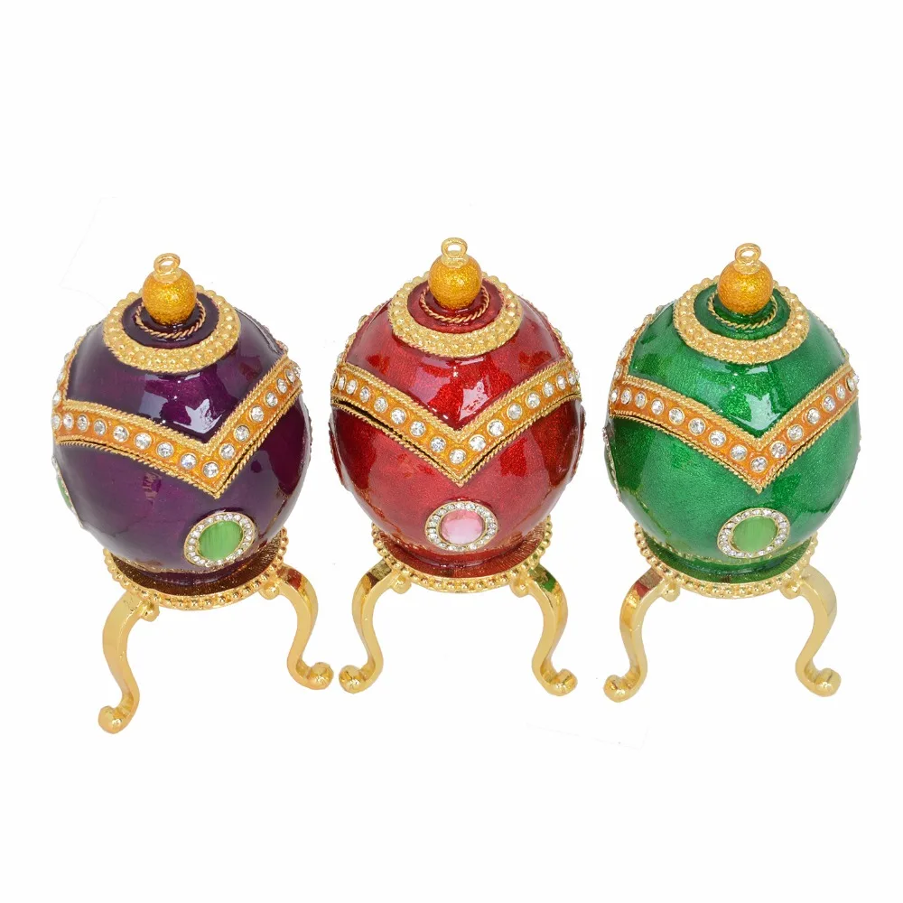Faberge дневное украшение коробки с пасхальными яйцами винтажный домашний декор