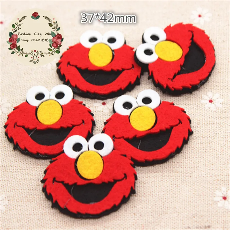 10 шт./лот Нетканая ткань ручной работы Мультяшные нашивки в виде животных