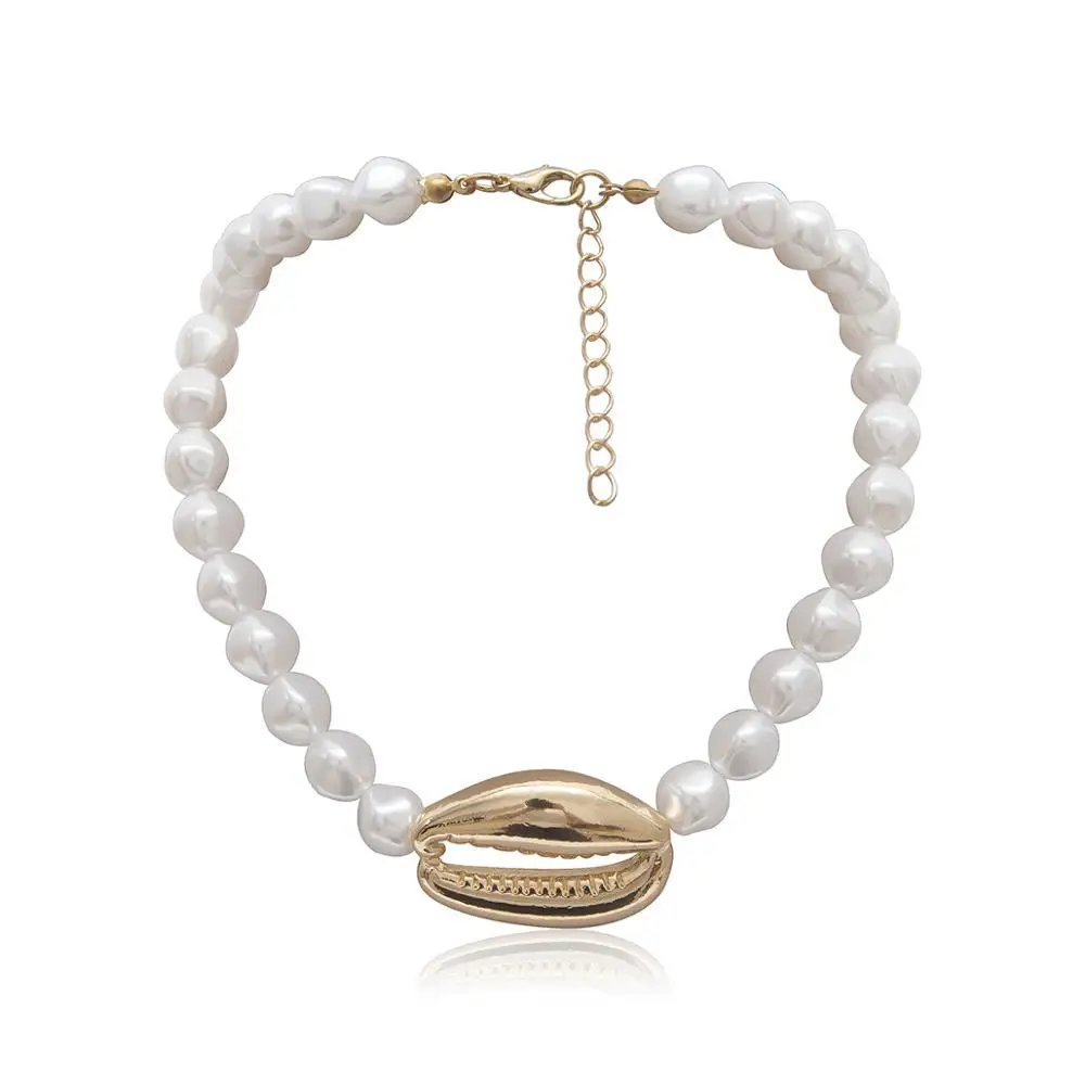 Богемное женское ожерелье с жемчугом индивидуальное s цепочка для колье