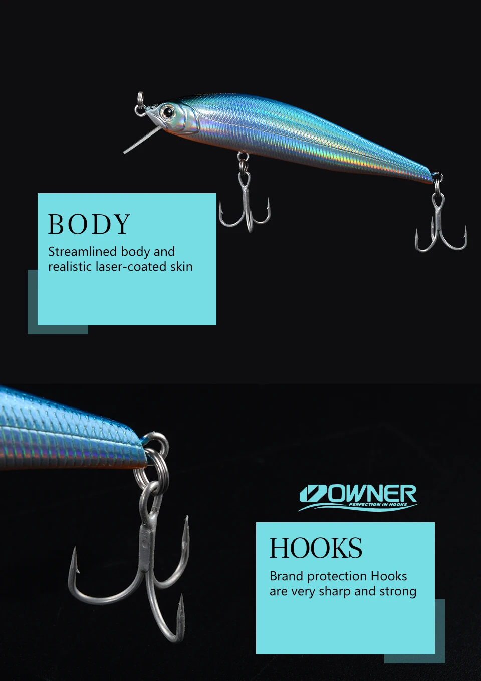 ANYFISH CBL MINNOW 95F плавающая приманка для рыбалки 9,5 см 11,2 г жесткая приманка с 2 рыболовными крючками Aritificial Bait 3D Глаза глубина 1-1,2 м
