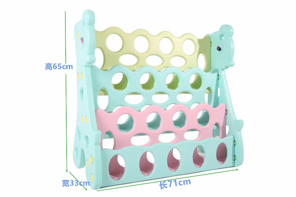 Детская мебель домашняя пластиковый книжный шкаф для детей стеллаж хранения