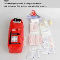 2l red waterproof travel dry bag first aid bag emergency kits bag rafting camping kayaking portable medical bag