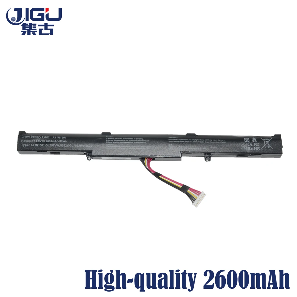 JIGU A41Lk9H A41N1501 Laptop Battery For ASUS N752V N752VW UX450 UX450F UX480 ZenBook Pro 14 4CELLS | Компьютеры и офис