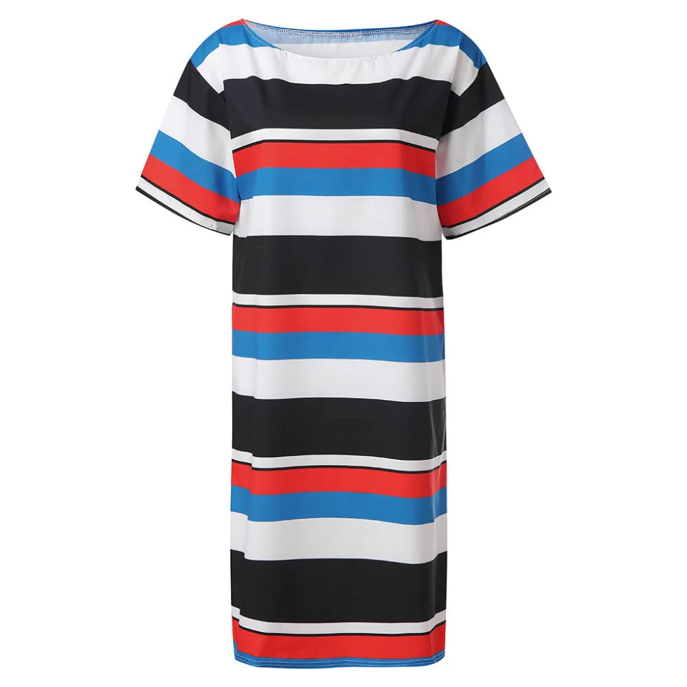 Женская летняя обувь праздничное платье свободные короткий рукав с открытыми