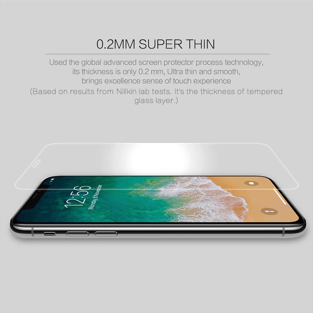 Защитная пленка Nillkin для сенсорного экрана iPhone X Amazing H + PRO закаленное стекло 9H XS