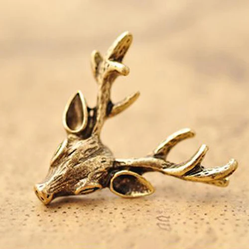 Женские массивные серьги гвоздики Bluelans в стиле панк хип хоп ретро с оленем