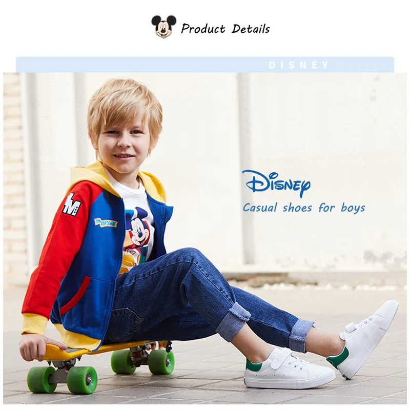 Повседневные детские ботинки disney для мальчиков и девочек сезон весна-осень