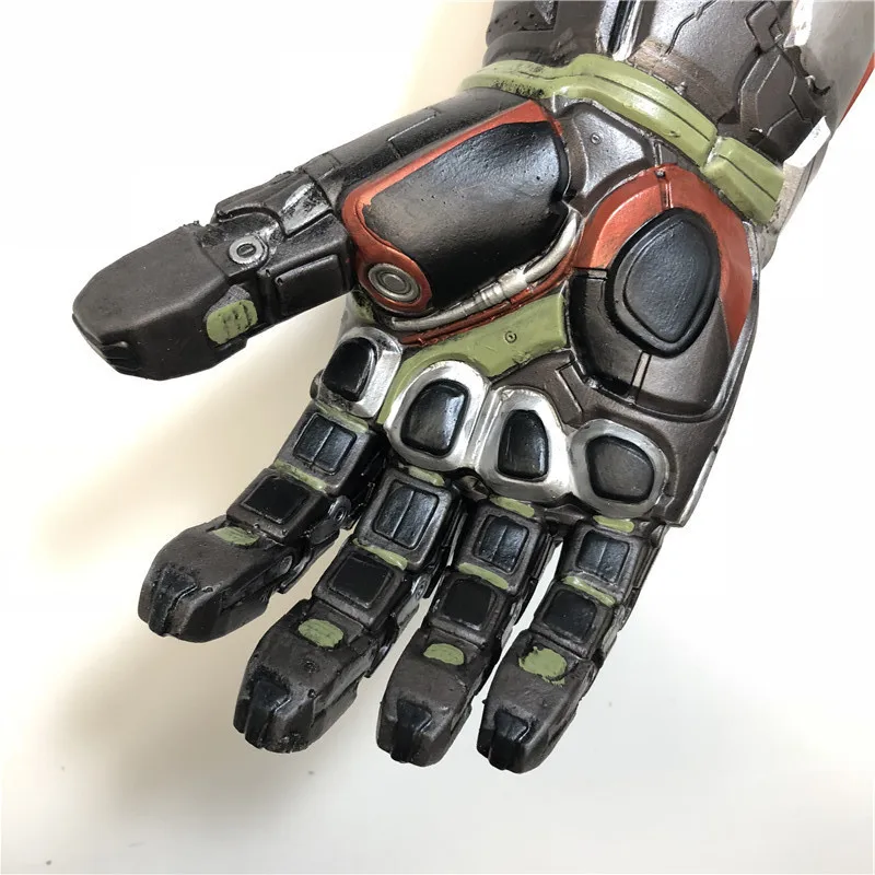 1:1 светодиодный светильник Thanos Gauntlet военные Косплей Перчатки ПВХ экшн-модель игрушки подарок на Хэллоуин Детский подарок