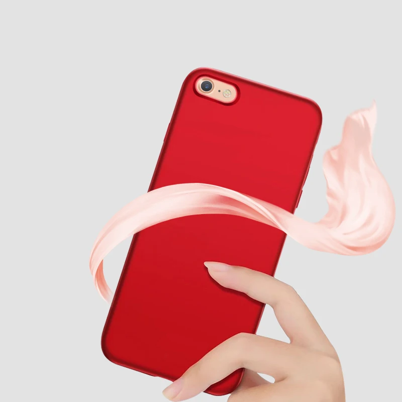 Оригинальный Мягкий ТПУ чехол HOCO для iPhone 7 8 PLUS защитная задняя крышка ультра