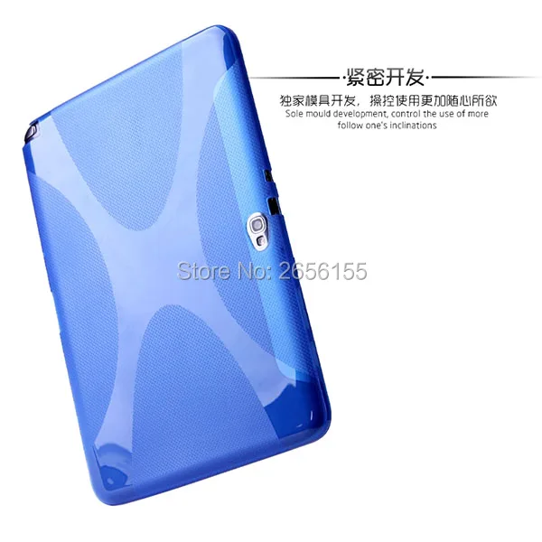 X Line Мягкий Прозрачный из ТПУ гелевый чехол-накладка для samsung Galaxy Note 10 1 GT-N8010 N8020 N8013