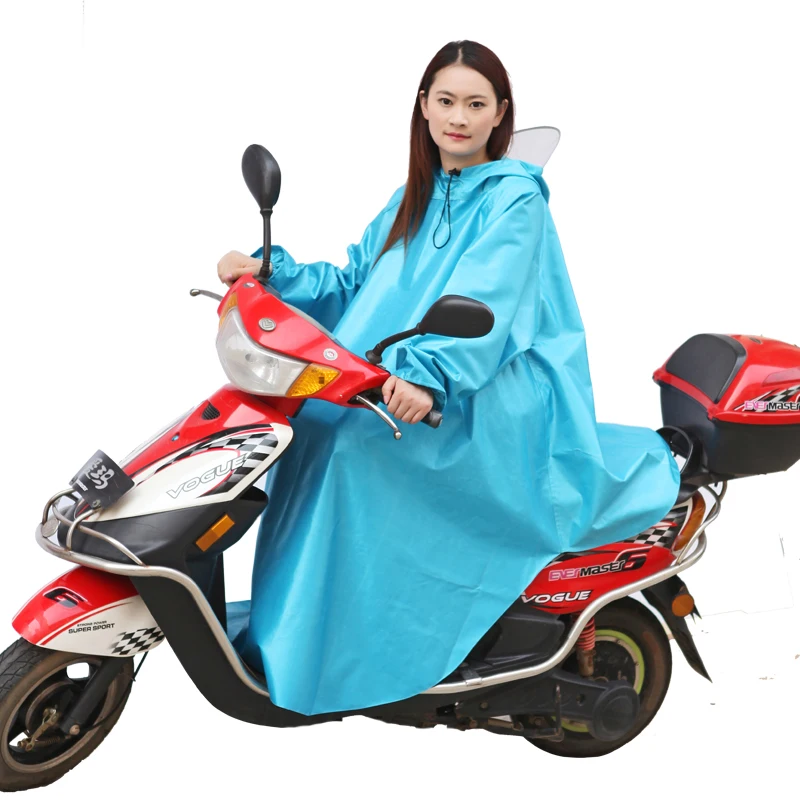 Мотоциклетное пончо с длинным рукавом свободный размер для 155-185 см высота тела