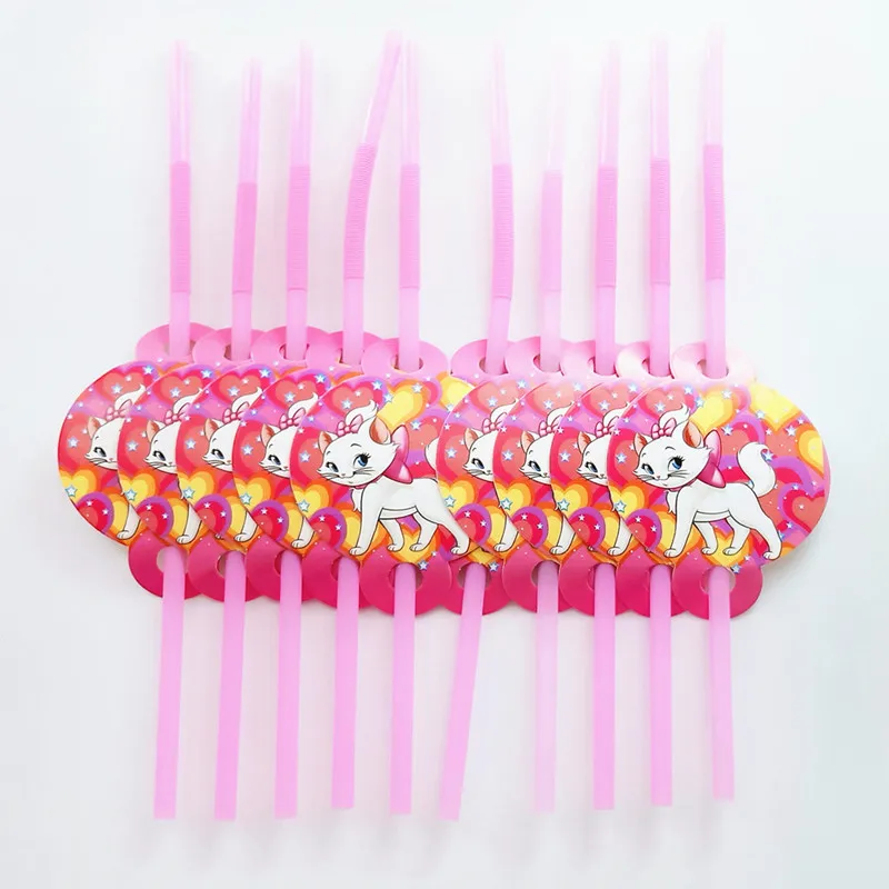 115 шт для 20 человек Disney Marie Cat с днем рождения Дети Свадьба мальчик скатерти баннер