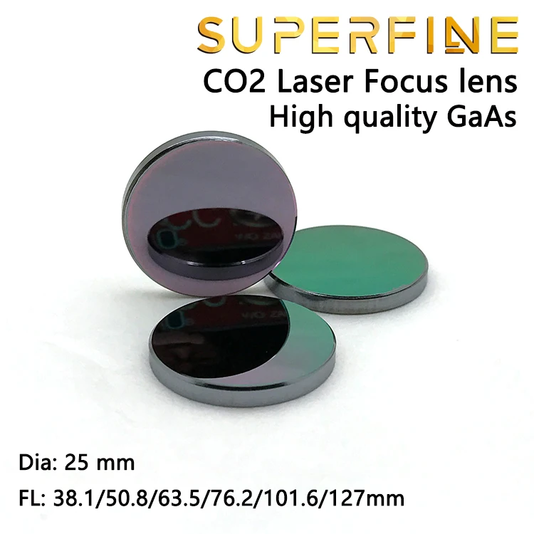 Бесплатная доставка диаметр объектива с лазерным фокусом GaAs CO2. 25 мм FL 63 5 для CO2