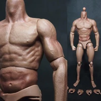 16 scale s001 zc toy male man boy body figure military chest muscular similar to ttm19 for 12 soldiers action figure head toys