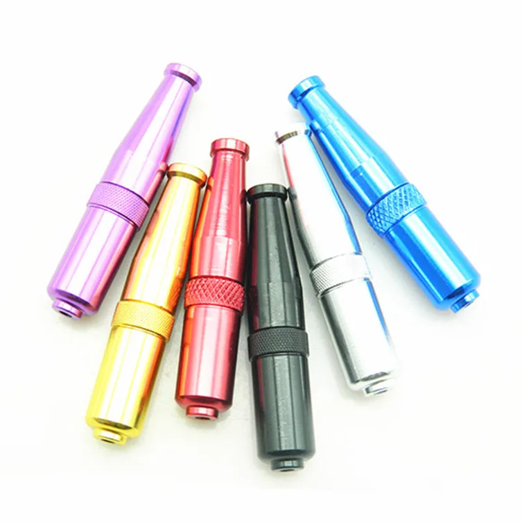 6 шт./лот металлическая мини трубка с рыбьим ртом табачная бутылка для курения