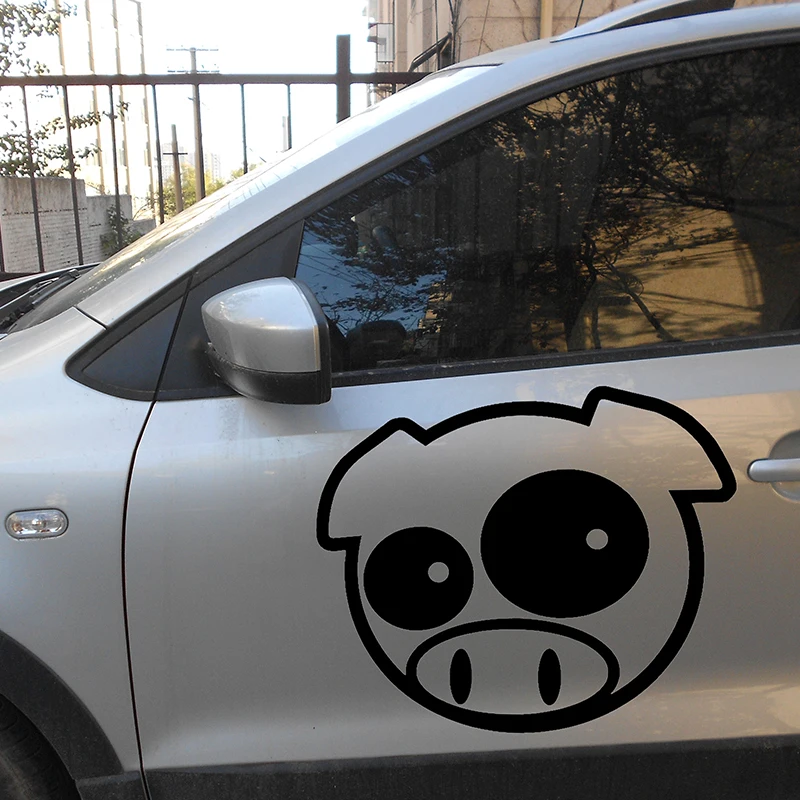 Забавный автомобильный талисман Mad Pig Rally 38 5 см х 45 наклейка для автомобилей