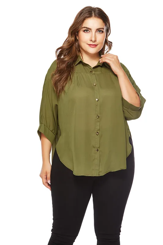 Feminina Robe Корейская женская блузка рубашки 2018 новинка плюс размер свободный стиль